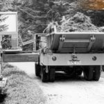 1967_Der erste Prototyp des Grabenbaggers bei der Arbeit für das Forstamt Wolfach um 1967